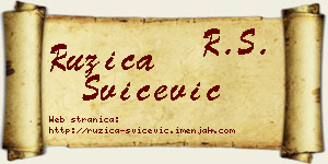 Ružica Svičević vizit kartica